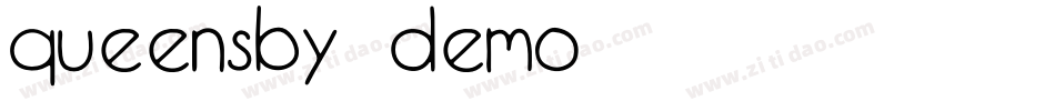 Queensby  demo字体转换